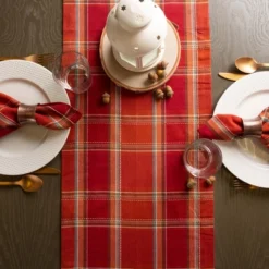 Design Imports Autumn Spice Plaid Table Runner 14X108 -Design Imports GUEST 56521dad 69ff 411f 8bd4 165aa4997bde