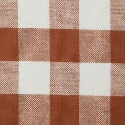 Design Imports Cinnamon Heavyweight Check Fringed Placemat Set/6 -Design Imports GUEST 56a3d0bc 04ae 444d b977 dc54dbf9eea9