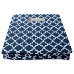 Polyester Cube Lattice Nautical Blue Square 13x13x13 -Design Imports GUEST 584be70a 9100 470e a5fe 69a9a4b0962a