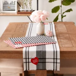 Design Imports Love & Xoxo Checkers Embellished Placemats Set/4 15 Design Imports Love & Xoxo Checkers Embellished Placemats Set/4 -Design Imports GUEST 599fcdcc 02ab 456b bc76 deea714b8020