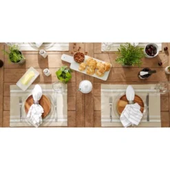 WHITE FRENCH STRIPE PLACEMAT SET/6 8 WHITE FRENCH STRIPE PLACEMAT SET/6 -Design Imports GUEST 5ad18a95 f69e 49ba 8409 aea71cc2138b