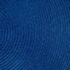 DII Solid Woven Placemat Set 6 Piece, Nautical Blue, 15" Dia