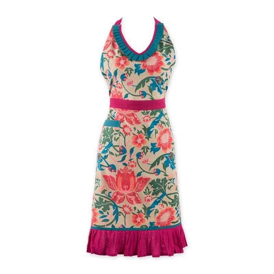 Design Imports Boho Floral Apron 5 Design Imports Boho Floral Apron - Image 5