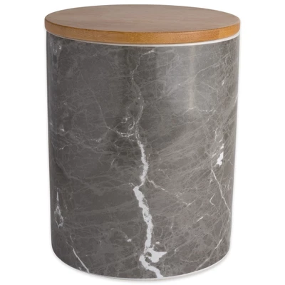 Design Imports Black Marble Ceramic Canister Set/3 5 Design Imports Black Marble Ceramic Canister Set/3 - Image 5