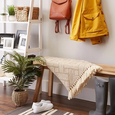 50"x60" Basketweave Throw Blanket - Design Imports 4 50"x60" Basketweave Throw Blanket - Design Imports - Image 4