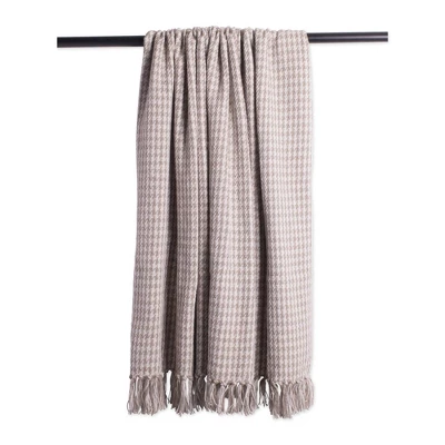 Houndstooth Throw - Design Imports 1 Houndstooth Throw - Design Imports