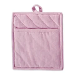 Design Imports Rose Solid Chambray Potholder Set/2 -Design Imports GUEST 5fa7a4b1 bb28 4971 bfea cc36188e4929