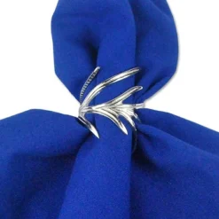 DII Metallic Silver Napkin Ring Set 6 Piece, Antique Branches 7 DII Metallic Silver Napkin Ring Set 6 Piece, Antique Branches -Design Imports GUEST 5fab3019 d964 435f a680 a3111fe6351c