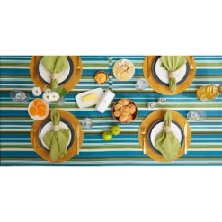 Design Imports Beachy Stripe Print Outdoor Tablecloth With Zipper 60 Round -Design Imports GUEST 61345993 6f6f 46b2 bb1c 8163e8748aa8