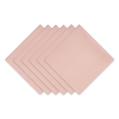 Design Imports Pale Mauve Solid Napkin Set/6 9 Design Imports Pale Mauve Solid Napkin Set/6 - Image 9