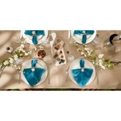 Design Imports Stone Tonal Lattice Print Outdoor Tablecloth With Zipper 60 Round -Design Imports GUEST 63794d7d 560f 43a7 bc19 9ff358b32a4d