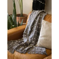 50"x60" Woven Loop Throw Blanket - Design Imports -Design Imports GUEST 659172ba d15e 46f3 8cd7 23c246e8a3a9