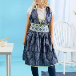 Design Imports Blue Imperial Apron -Design Imports GUEST 676bdae6 57b2 4f1c 90fb 678a1e3e3499