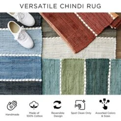 Design Imports Spice Color Block Cotton Chindi Rug 2X3Ft 9 Design Imports Spice Color Block Cotton Chindi Rug 2X3Ft -Design Imports GUEST 6a037a8a 2cff 482b 8d91 6cdd0e864dac