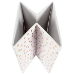 Design Imports Nonwoven Polyester Cube 13X13X13 Small Dots White/Copper Set/2 -Design Imports GUEST 6a78c2e7 b5ff 4d16 bdba b3eeedd4d087