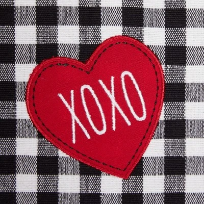 Design Imports Love & Xoxo Checkers Embellished Placemats Set/4 8 Design Imports Love & Xoxo Checkers Embellished Placemats Set/4 - Image 8