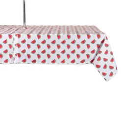 Design Imports Watermelon Print Outdoor Tablecloth With Zipper 60X84 -Design Imports GUEST 6ac50ec8 3d15 4407 9a48 eead8bc23a0a