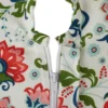 Design Imports Garden Floral Print Outdoor Tablecloth With Zipper 60 Round