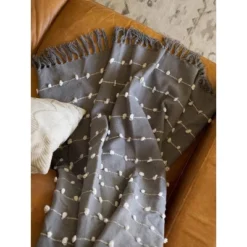 50"x60" Woven Loop Throw Blanket - Design Imports -Design Imports GUEST 6bb9989f e5e7 4b5e 9c56 9096c51efe80
