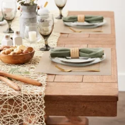 Design Imports Stone Pvc Doubleframe Placemat Set/6