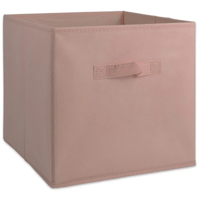 Design Imports Nonwoven Pp Cube Solid Millennial Pink Square 11X11X11 Set/2 6 Design Imports Nonwoven Pp Cube Solid Millennial Pink Square 11X11X11 Set/2 - Image 6