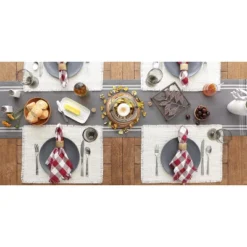 Design Imports Cream Sugar Basket Fringe Placemat Set/4 -Design Imports GUEST 6da4b351 70bd 412c 9030 486721fecd58