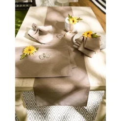 Design Imports Stone Tonal Lattice Print Outdoor Placemat Set/6 -Design Imports GUEST 6f50ce4d 008e 4b0a b126 5b0da855bc5d