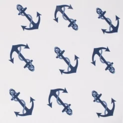 Design Imports Anchors Print Outdoor Tablecloth With Zipper 60X84 -Design Imports GUEST 6f64a6c6 e16f 4804 9125 29fddd51276d