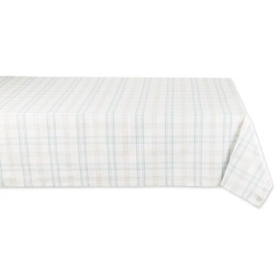 Design Imports Cottontail Garden Plaid Tablecloth, 60X84-Inch 1 Design Imports Cottontail Garden Plaid Tablecloth, 60X84-Inch