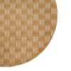 Design Imports Natural Basketweave Round Woven Placemat Set/4