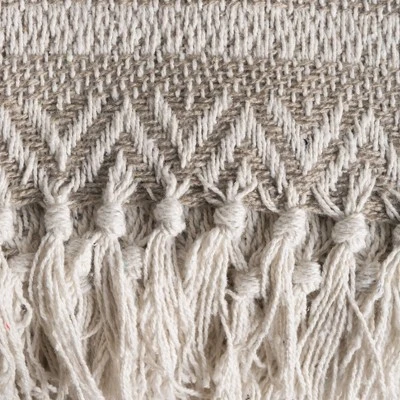 50"x60" Adobe Striped Faux Shearling Throw Blanket Neutral - Design Imports 3 50"x60" Adobe Striped Faux Shearling Throw Blanket Neutral - Design Imports - Image 3