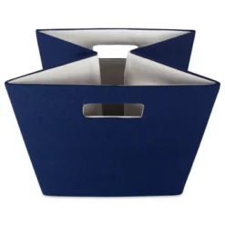 Polyester Cube Solid Nautical Blue Square 11x11x11 -Design Imports GUEST 70b3296f 56dc 4784 9230 e9fb2b9b246d 1
