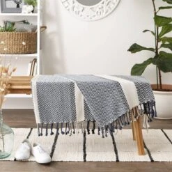 50"x60" Bold Herringbone Throw Blanket - Design Imports -Design Imports GUEST 710b584e 8a4e 419c 923a 5a5876d89c71