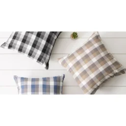 4pk 18"x18" Square Throw Pillow Covers Gray - Design Imports -Design Imports GUEST 7195235b 895e 4acf 8dfc ff0b63fca469
