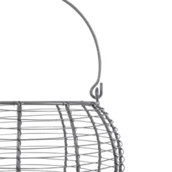 Design Imports Vintage Grey Round Basket Set/3