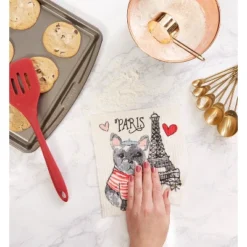 Design Imports Dog In Paris Swedish Dishcloth Set/3 -Design Imports GUEST 73266142 8c18 423f 8497 466ed78b68fa
