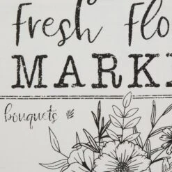 4pk 18"x18" Pig And Flower Market Farmhouse Check And Printed Square Throw Pillow Covers White - Design Imports -Design Imports GUEST 73bd0563 2955 4715 b116 1c8c375c72b5