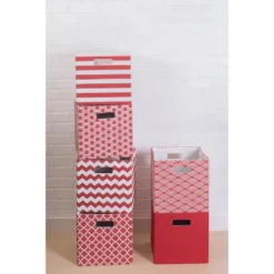 Polyester Cube Solid Rust Square 11x11x11 -Design Imports GUEST 7445eb45 70aa 423f 93d5 0388ab0190ff 1