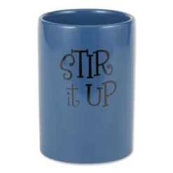 Design Imports Blue Stir It Up Ceramic Utensil Holder -Design Imports GUEST 74ca5257 dd08 476b 9bb9 5035ffafb3e1
