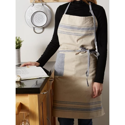 Design Imports Nautical Blue French Stripe Chef Apron 8 Design Imports Nautical Blue French Stripe Chef Apron - Image 8