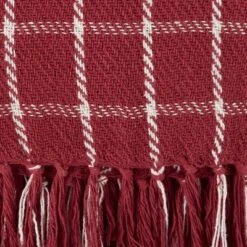 50"x60" Checked Plaid Throw Blanket - Design Imports -Design Imports GUEST 76734f21 750e 4cb8 b8d6 7e4660fab2f4
