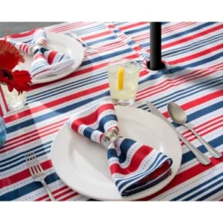 Design Imports Patriotic Stripe Outdoor Tablecloth With Zipper 60X120 15 Design Imports Patriotic Stripe Outdoor Tablecloth With Zipper 60X120 -Design Imports GUEST 77488798 feb3 4af8 bb7a 1214510de333