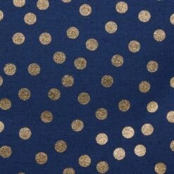 Design Imports Polyester Bin Dots Gold / Nautical Blue Rectangle Medium 16X10X12 -Design Imports GUEST 78500191 9ff3 44bf b37f 7fbeecad8ebd