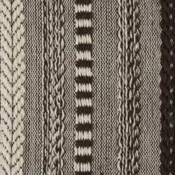 Design Imports Dark Brown Braided Stripe Throw -Design Imports GUEST 7b79107e 8e36 48eb ae35 09447d81bba7