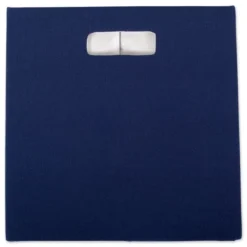 Polyester Cube Solid Nautical Blue Square 11x11x11 -Design Imports GUEST 7b820986 60a0 42c5 a697 3dcf86cb18cd 1