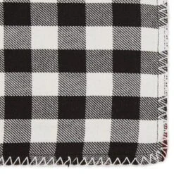 DII Buffalo Check Placemat Set 6 Piece, Red & Black, 13x19" -Design Imports GUEST 7c476ec2 1781 491e b8bd 5c4b54369a5f