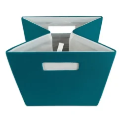 Polyester Cube Solid Teal Square 13x13x13 -Design Imports GUEST 7d4c2c25 5bb5 43fd 902b c05fcbff06e6