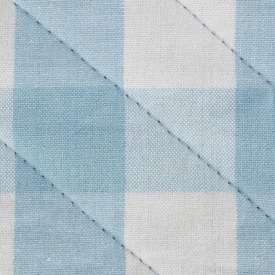 Design Imports Buffalo Check Oven Mitt & Potholder Kitchen Set 2 Piece, Light Blue, Om 13X6", Ph 9X8" 4 Design Imports Buffalo Check Oven Mitt & Potholder Kitchen Set 2 Piece, Light Blue, Om 13X6", Ph 9X8" - Image 4