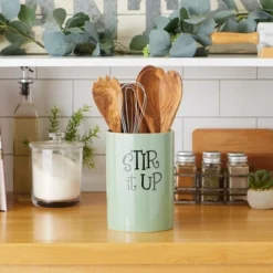 Design Imports Jadeite Stir It Up Ceramic Utensil Holder -Design Imports GUEST 7dc3f3fd 1dd7 41fb bfc2 d5e9e4b176ad