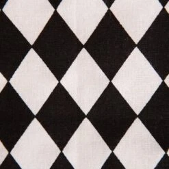 Design Imports Printed Tablecloth, Black And Cream, 40X40" -Design Imports GUEST 7df87644 c9f9 4203 bbcd e4427de6300c